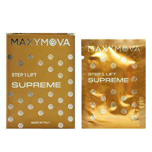 STEP 1 SUPREME LIFT – КРЕМ ЗА ЛАМИНИРАНЕ НА ВЕЖДИ И МИГЛИ, САШЕТА 1,5ML × 5 – MAXYMOVA