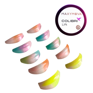 COLIBRI SILICONE EYELASH CURL SHIELDS – 5 РАЗМЕРА СИЛИКОНОВИ ПОДЛОЖКИ ЗА ПЕРФЕКТНО ПОВДИГАНЕ НА МИГЛИ – MAXYMOVA