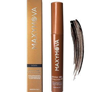 MAXYMOVA Brow Gel Moka – оцветяващ гел за вежди в среден кафяв нюанс с естествен завършек