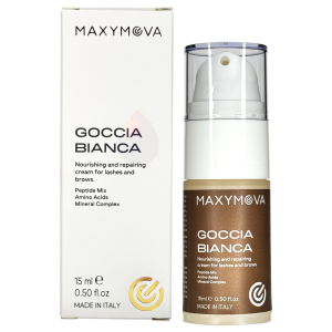 GOCCIA BIANCA – ПОДХРАНВАЩ И ВЪЗСТАНОВЯВАЩ КРЕМ-СЕРУМ ЗА ЛАМИНИРАНИ МИГЛИ И ВЕЖДИ – MAXYMOVA