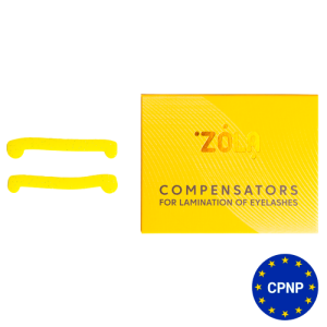 КОМПЕНСАТОРИ ZOLA ЗА ЛАМИНИРАНЕ НА МИГЛИ ЖЪЛТИ – 2 броя