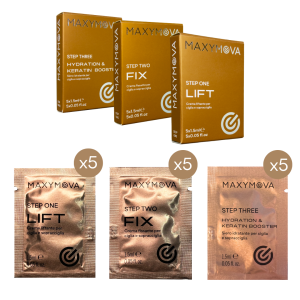 MAXYMOVA Комплект за ламиниране на мигли и вежди – Стъпка 1, 2 и 3 в сашета