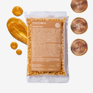 GOLDEN WAX 200 g  Maxymova – Еластична кола маска на перли без колофон, за чувствителна кожа