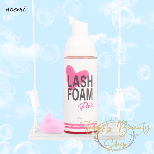 Noemi pink shampoo foam- Розова почистваща пяна-шампоан за мигли и вежди – 50 мл.