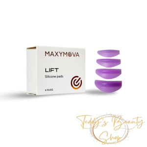 LIFT Maxymova – професионални силиконови подложки за ламиниране на мигли, лилава серия, 4 чифта